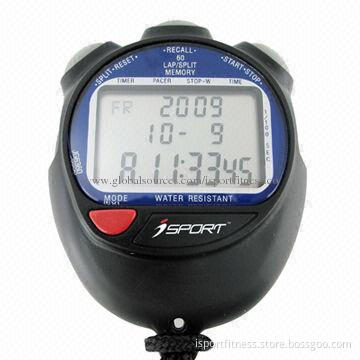 LCD 10-500 Laps Stopwatch with Alarm